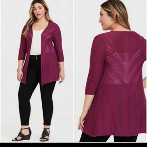 Torrid 2x burgundy sweater